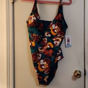 Floral Women's One Piece Swimsuit